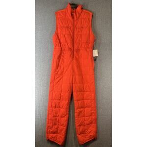 Free People Movement Pippa Packable Puffer Suit Size Small Cherry Red $348